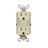 15 Amp Self-Test¬†SmartlockPro Combo Duplex Guide Light and Tamper Resistant GFCI Outlet, White (3-Pack) - Super Arbor