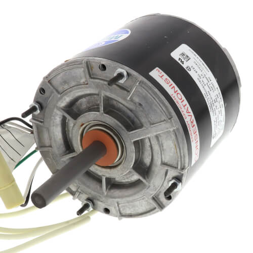 Century 9723 inducer motor - front view (Type: Permanent Split Capacitor; Voltage: 208/230V, 230V, 208V)