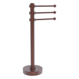 Allied Brass Vanity Top 3 Swing Arm Guest Towel Holder in Matte White