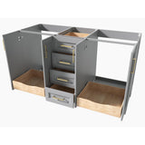 Taylor 60 in. W Vanity Cabinet Only in Grey - Super Arbor