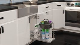 Rev-A-Shelf 9.75-in W x 8.25-in H 1-Tier Pull Out Metal Cleaning Caddy