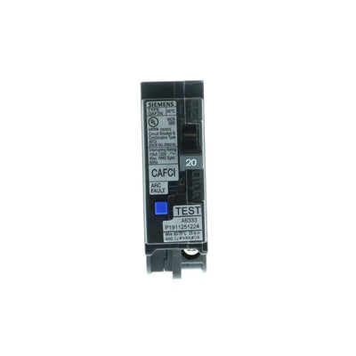 20 Amp 1-Pole Combination Type AFCI Plug-On Neutral Circuit Breaker - Super Arbor