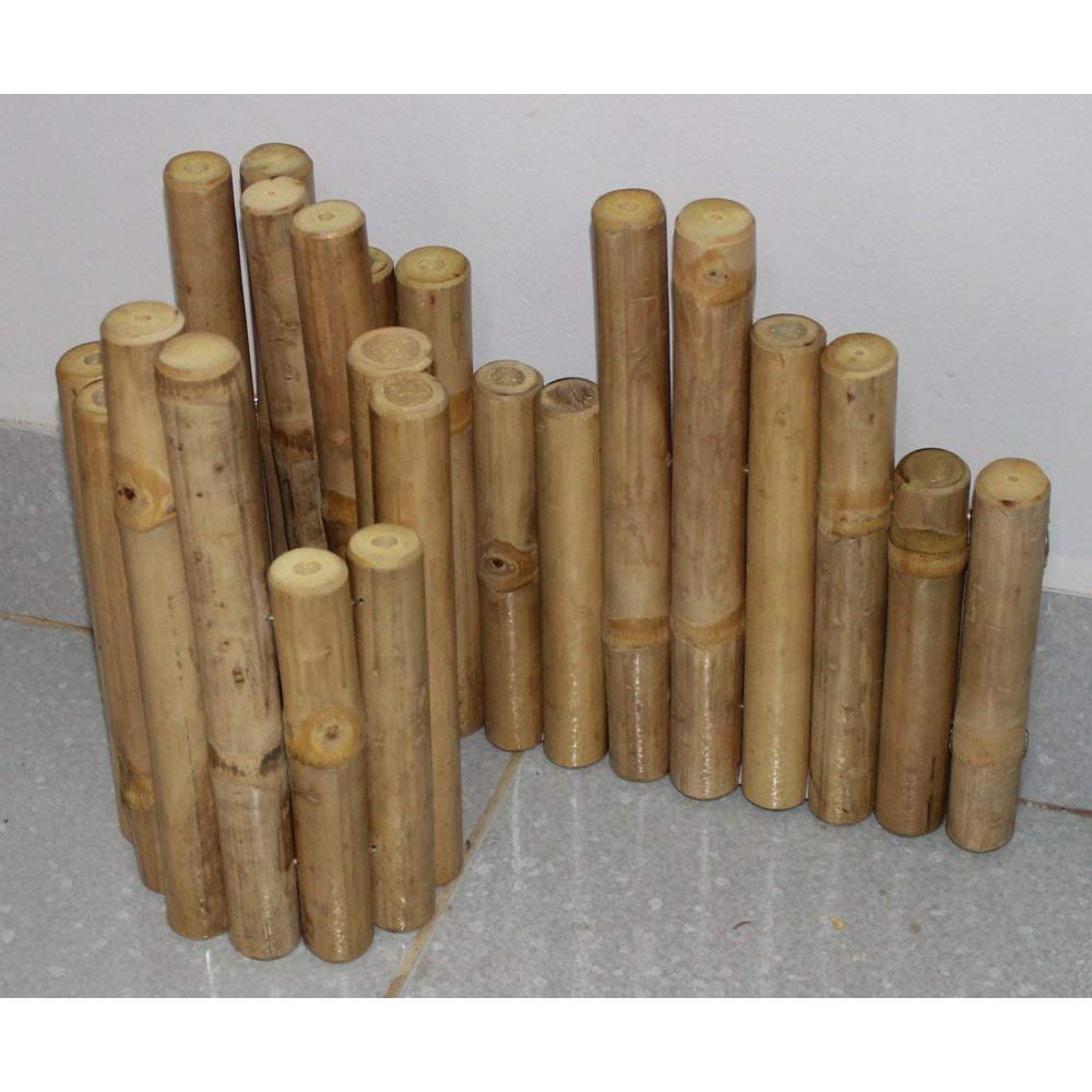 MGP 6 ft. Uneven Solid Bamboo Edging - Super Arbor