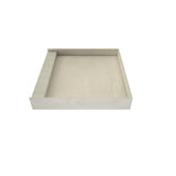 WonderFall Trench 48 in. x 48 in. Single Threshold Shower Base with Right Drain and Tileable Trench Grate - Super Arbor