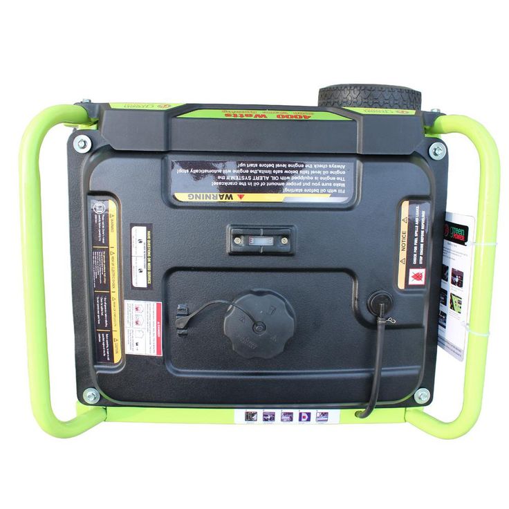 Green-Power 3,300-Watt Gasoline Powered Manual Start Portable Generator, CARB Approved