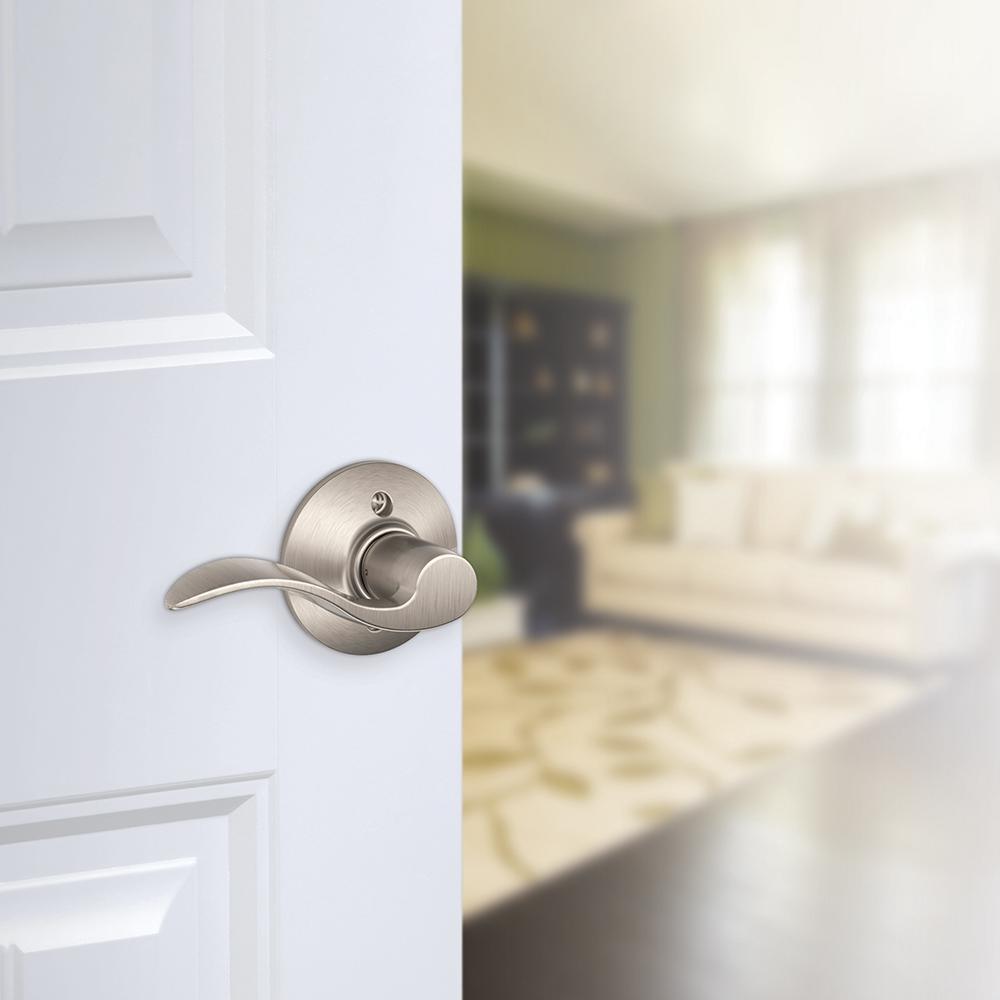 Accent Satin Nickel Dummy Door Lever - Super Arbor
