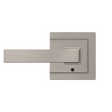 Schlage Custom Northbrook Lever with Upland Trim, Matte Black – Combined Interior (Hall/Closet & Bed/Bath)
