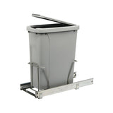 Knape & Vogt 20-Quart Plastic Pull Out Trash Can