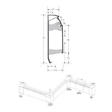 Fine/Line 30 Decor Series 2 ft. Hydronic Baseboard Enclosure Only in Brite White - Super Arbor