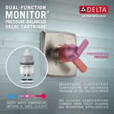 Delta Linden Monitor 17 Series In2ition 2-in-1 Shower Trim, Venetian Bronze (T17293-RB-I)