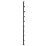 2 ft. Closure Strip Foam Corrugated Roof Accessory in Black