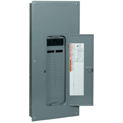 QO 200 Amp 30-Space 40-Circuit Indoor Main Breaker Plug-On Neutral Load Center with Cover - Super Arbor