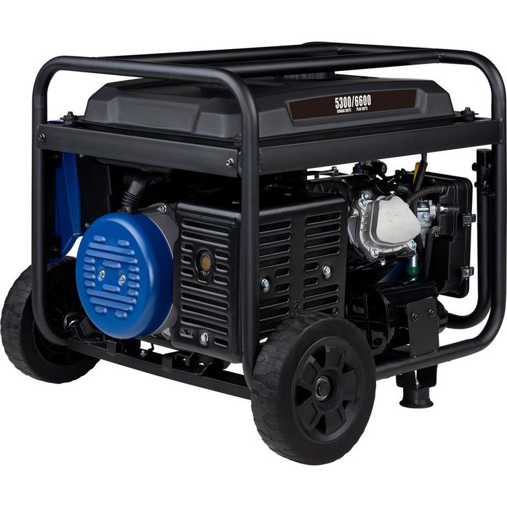Westinghouse WGen5300s 6,600/5,300 Watt Gas Powered Portable Generator with Electric Start and Transfer Switch Outlet for Home Backup