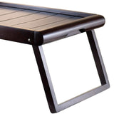 Elise Bed Tray U-Leg, Wainscoting Top