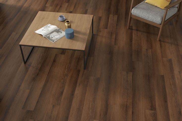 Style Selections Penny Oak 6-mil x 6-in W x 48-in L Water Resistant Interlocking Luxury Vinyl Plank Flooring