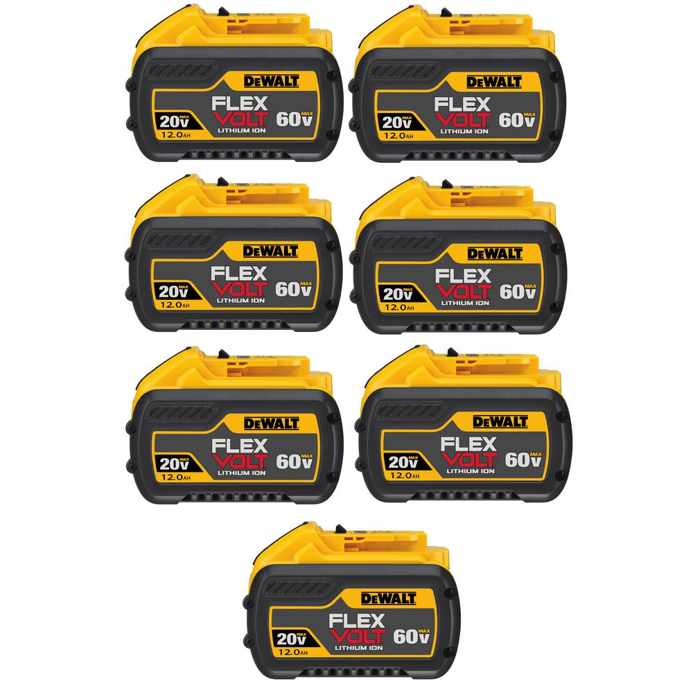 FLEXVOLT 20-Volt/60-Volt MAX Lithium-Ion 6.0Ah Battery Pack (2-Pack)