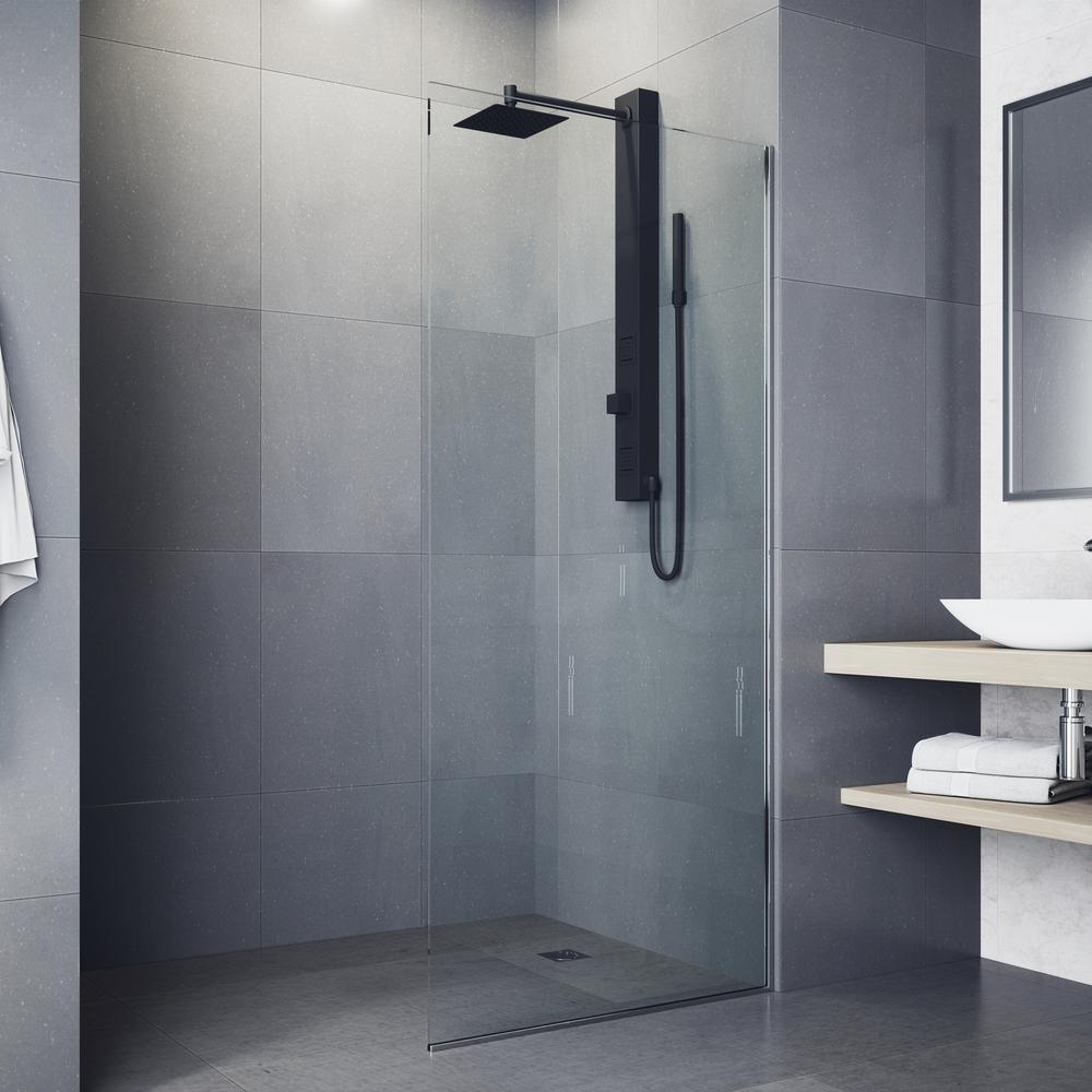Orchid 39.375 in. 2-Jet High Pressure Shower System with Fixed Rainhead and Handheld Dual Shower in Matte Black - Super Arbor