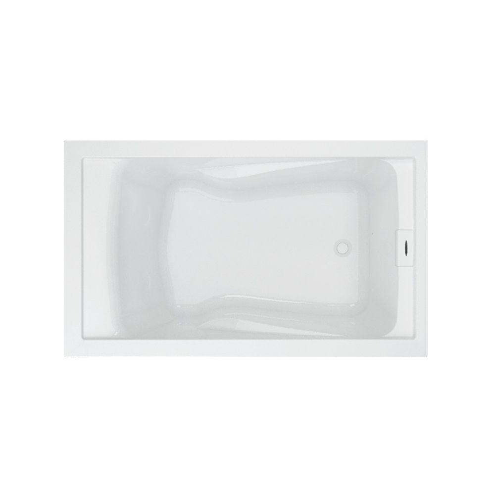 EverClean 5 ft. x 36 in. Soaking Tub with Reversible Drain in White - Super Arbor