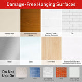 3M Command Large Utility Hooks, White, Damage-Free Indoor Organization, 6 Hooks
