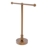 Allied Brass Vanity Top 2 Arm Guest Towel Holder in Matte Gray