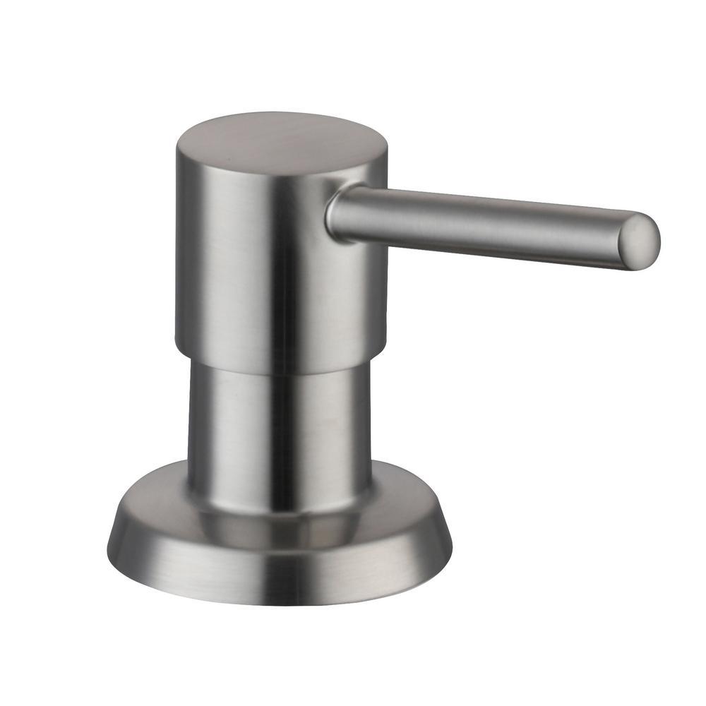 Upson Single-Handle Touchless Pull-Down Kitchen Faucet with TurboSpray and FastMount and Soap Dispenser in Stainless - Super Arbor