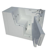 Nova Heated Wheelchair Accessible 5 ft. Walk-In Whirlpool Bathtub in White with Chrome Trim - Super Arbor
