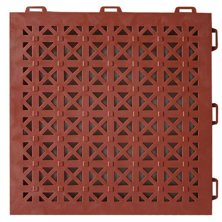 Greatmats StayLock Perforated Blue 12 in. x 12 in. x 0.56 in. PVC Plastic Interlocking Outdoor Floor Tile (Case of 26)