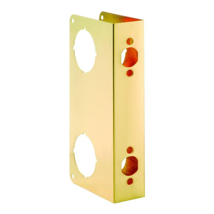 2-3/4 in. x 1-3/4 in. Solid Brass Door Reinforcer - Super Arbor