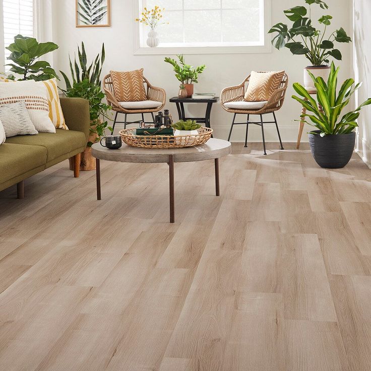 STAINMASTER Ellyn Hickory 6-mm x 7-3/32-in W x 47-in L Waterproof Interlocking Luxury Vinyl Plank Flooring (17.33-sq ft/case)