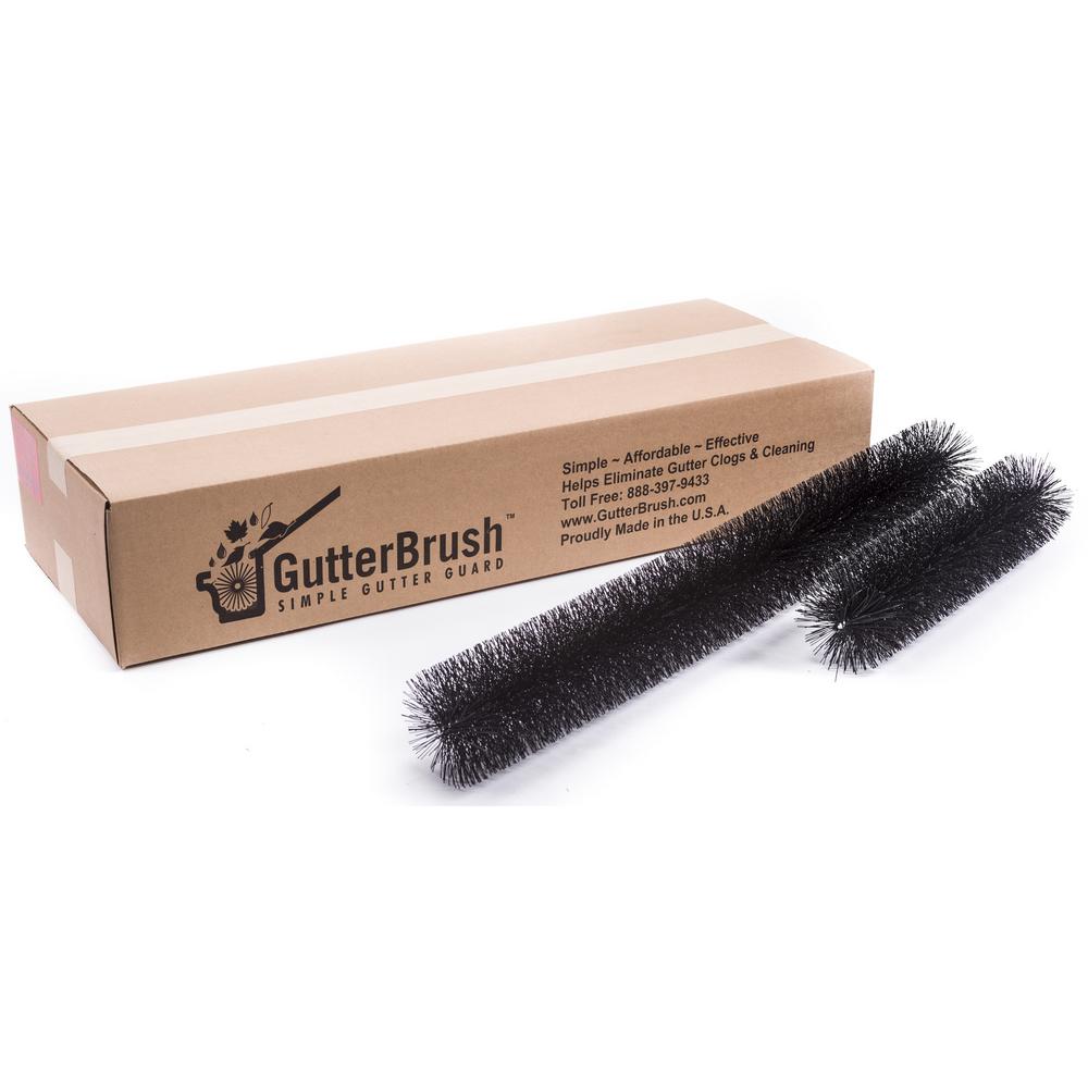 Oversize 6 in. - 12 ft. Pack Max-Flow Filter Brush Gutter Guard - Super Arbor