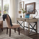 Grey Lift Top Desk With One Usb Charing Port - Super Arbor