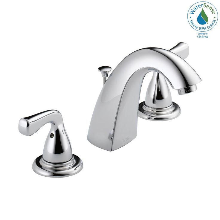 Foundations 8 in. Widespread 2-Handle Bathroom Faucet in Chrome