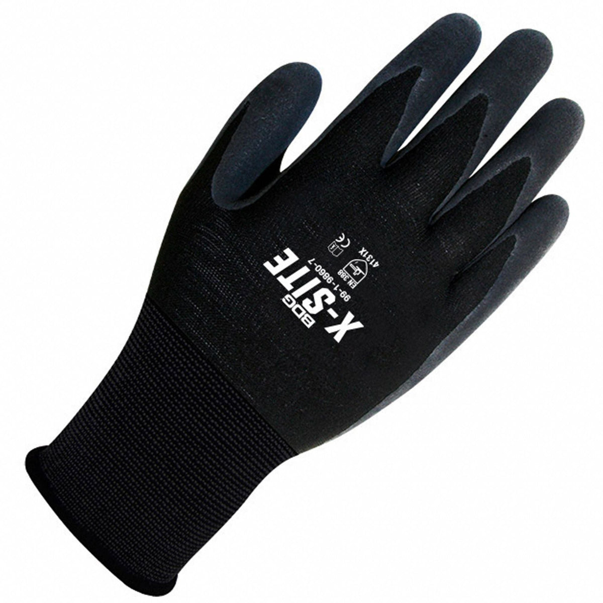 BDG X-Site Foam Nitrile Coated Work Gloves, XL