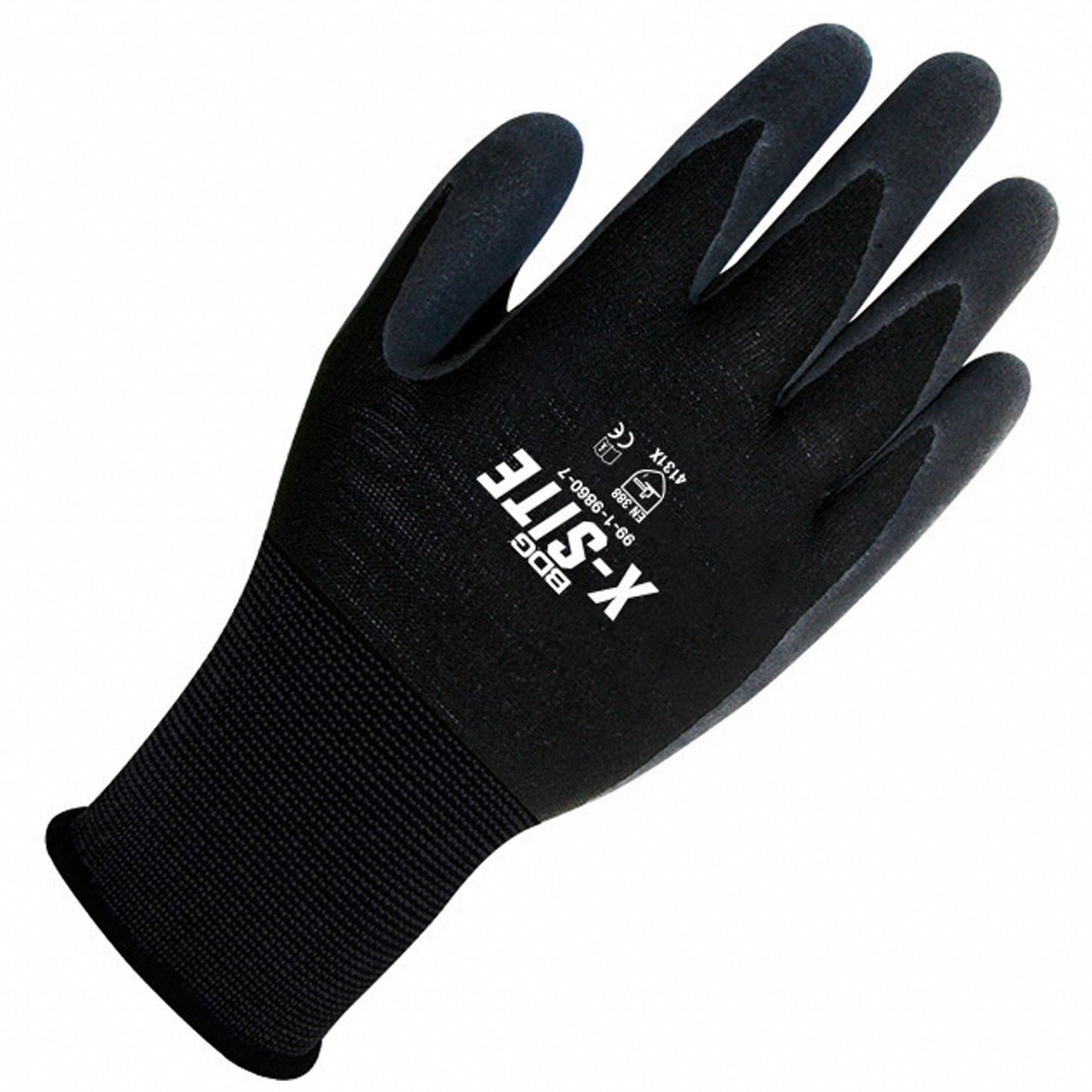 BDG X-Site Foam Nitrile Coated Work Gloves, XL