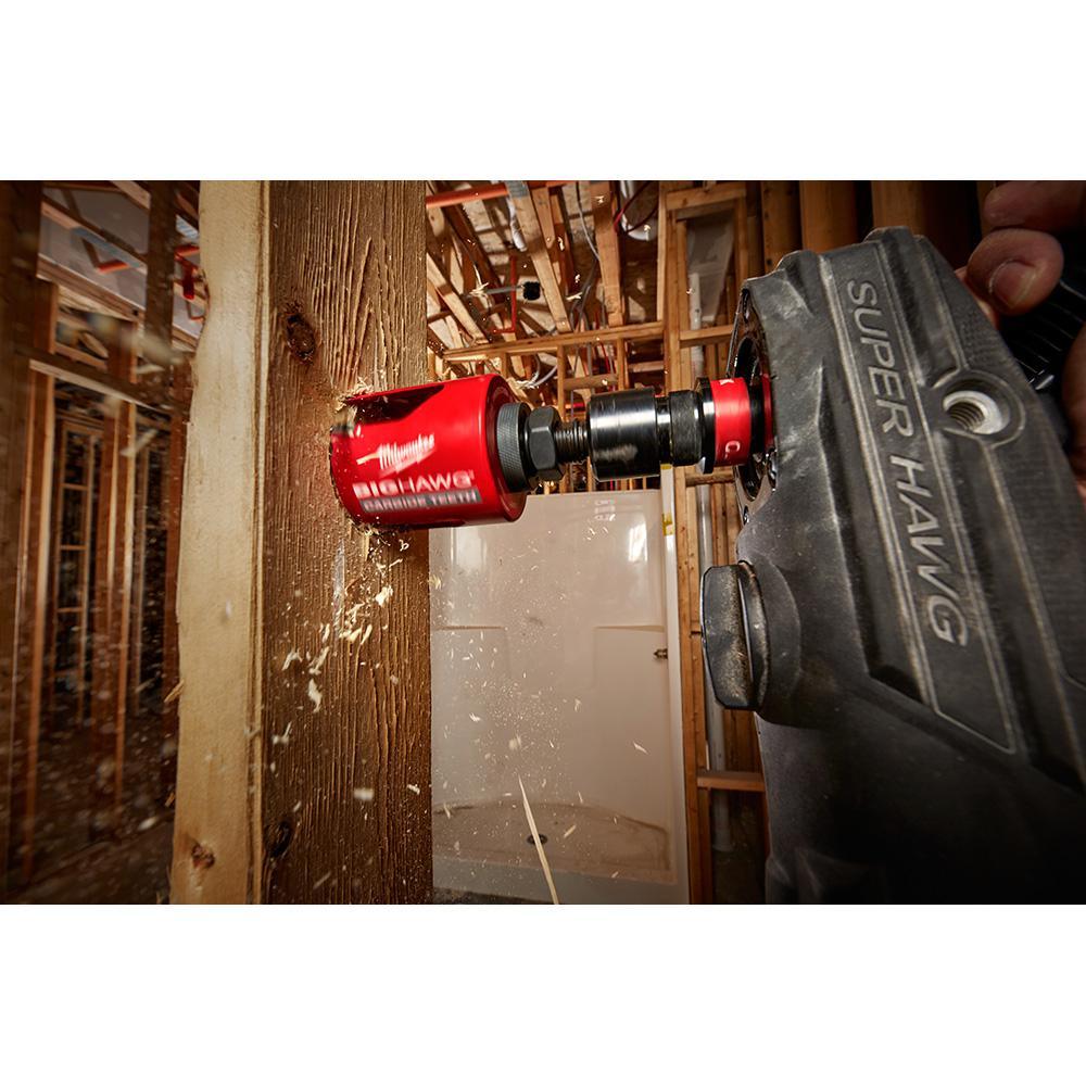 BIG HAWG Carbide Hole Saw Kit (10-Piece) - Super Arbor