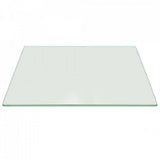 36 in. x 48 in. Clear Rectangle Glass Table Top 3/8 in. Thick Pencil Polish Tempered Touch Corners - Super Arbor