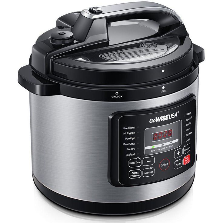 10 Qt. Stainless Steel Electric Pressure Cooker with Built-In Timer