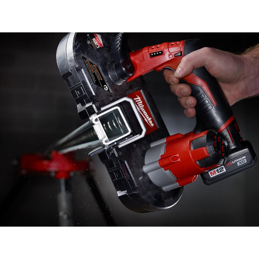 M12 FUEL 12-Volt Lithium-Ion Brushless Cordless 1/4 in. Hex Impact Driver/Bandsaw Combo Kit W/(1)2.0Ah Battery & Charger
