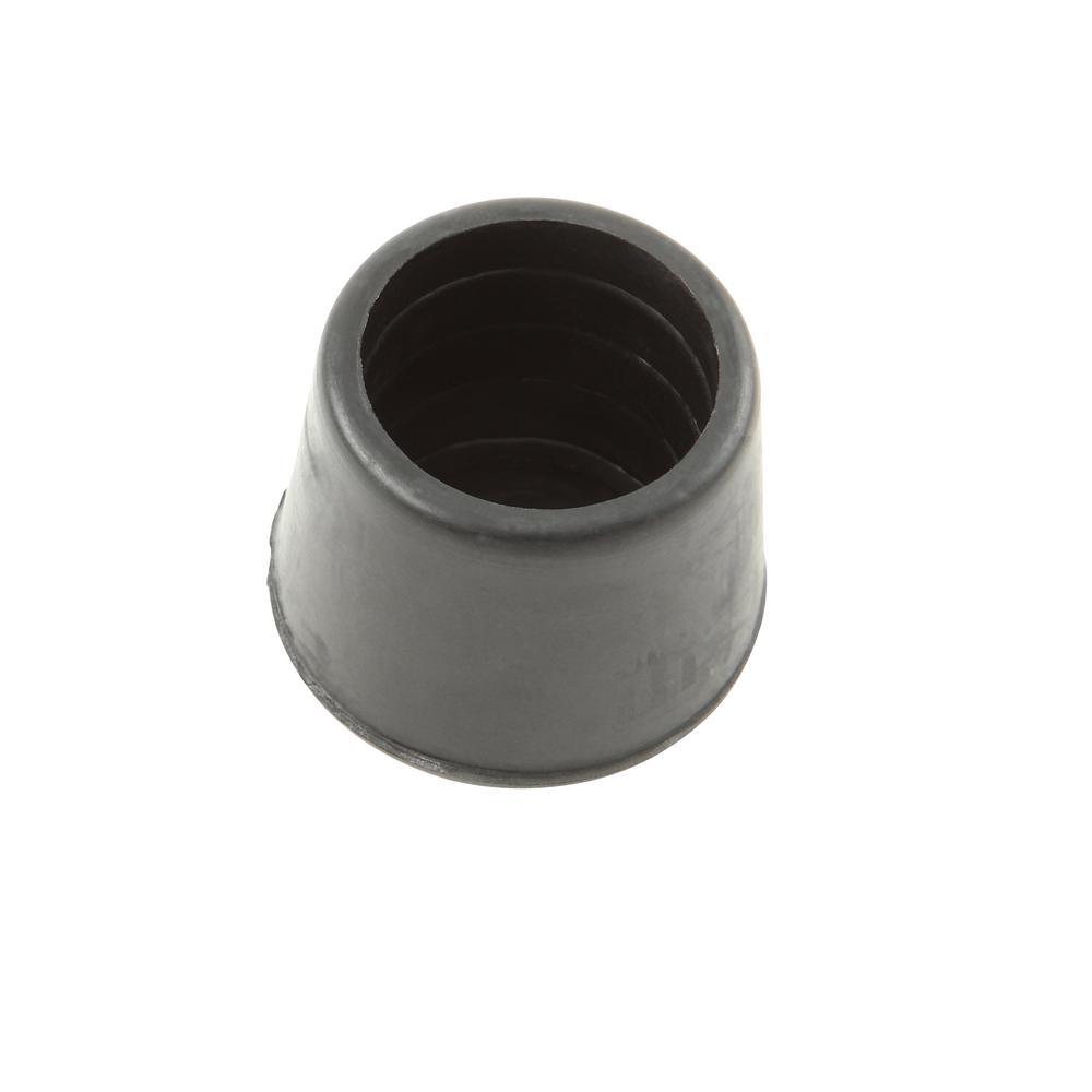 1 in. Black Rubber Leg Tips (4 per Pack)