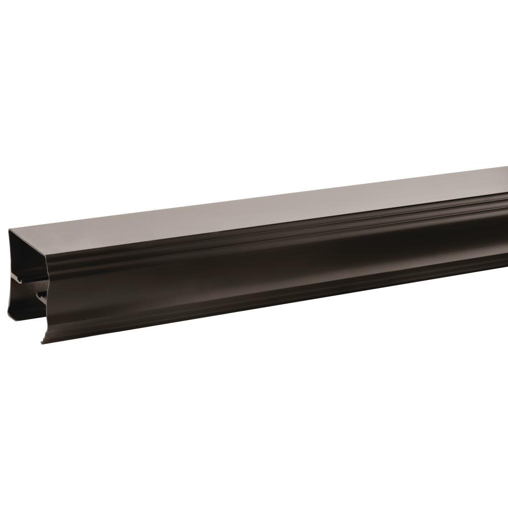 Simplicity 48 in. x 70 in. Semi-Frameless Traditional Sliding Shower Door in Bronze with Niebla Glass - Super Arbor