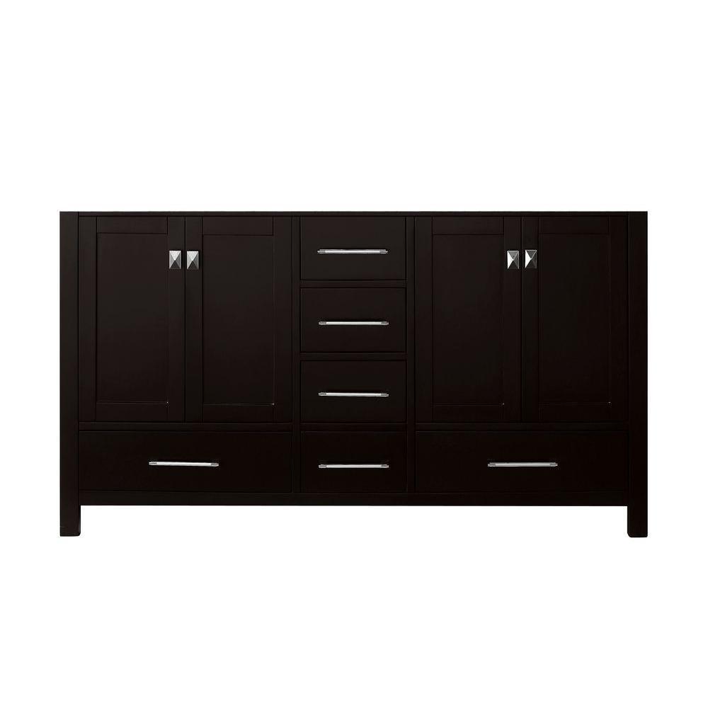 Caroline Avenue 72 in. W Bath Vanity Cabinet Only in White - Super Arbor