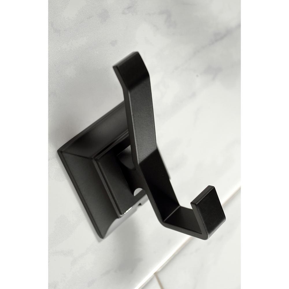 Monarch 5-Piece Bathroom Accessory Set in Black - Super Arbor