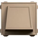 6 in. Hooded Siding Vent #069-Tan - Super Arbor