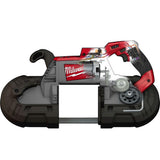 M18 FUEL 18-Volt Lithium-Ion Brushless Cordless Deep Cut Band Saw and Grease Gun 2-Speed with Two 6.0 Ah Batteries