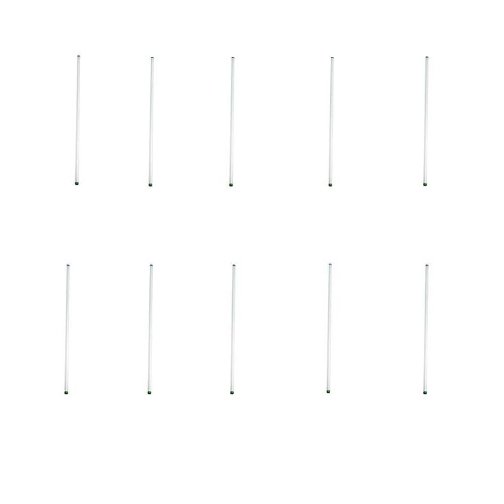 Philips 32-Watt 4 ft. Linear T8 Fluorescent Tube Light Bulb Natural Daylight (5000K) (10-Pack)