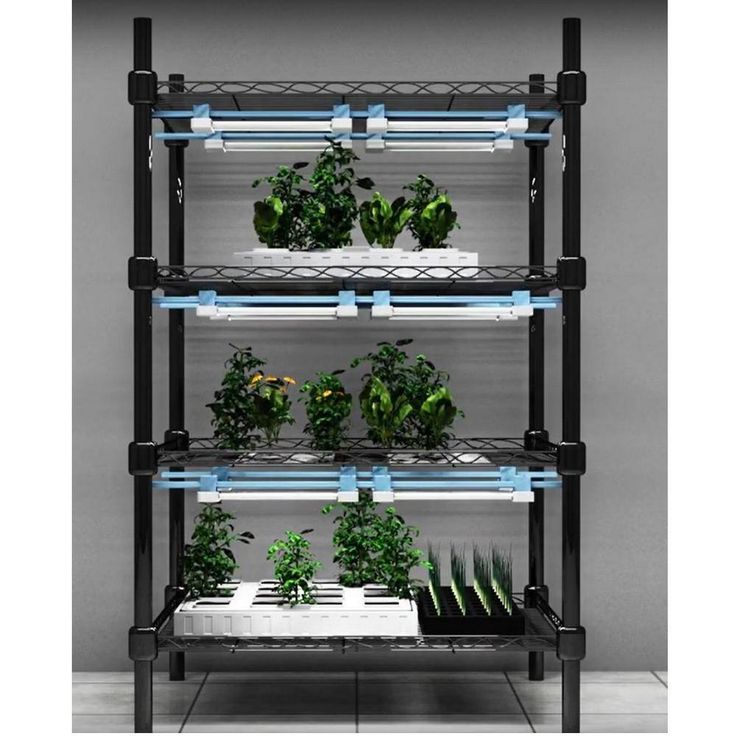 4 ft. 54-Watt Vertical Mount White Full Spectrum LED Non-Dimmable Indoor Linkable Plant Grow Light Strip, Daylight