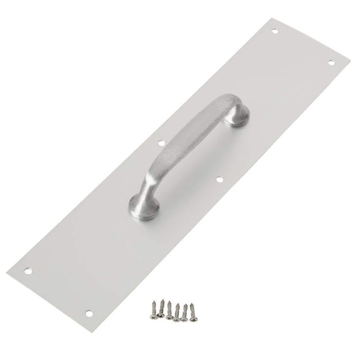 3-1/2 in. x 15 in. Satin Aluminum Pull Plate