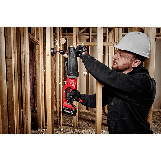Milwaukee M18 FUEL GEN 2 SUPER HAWG 18V Brushless 1/2 in. Right Angle Drill Kit (XC6.0 Batteries)