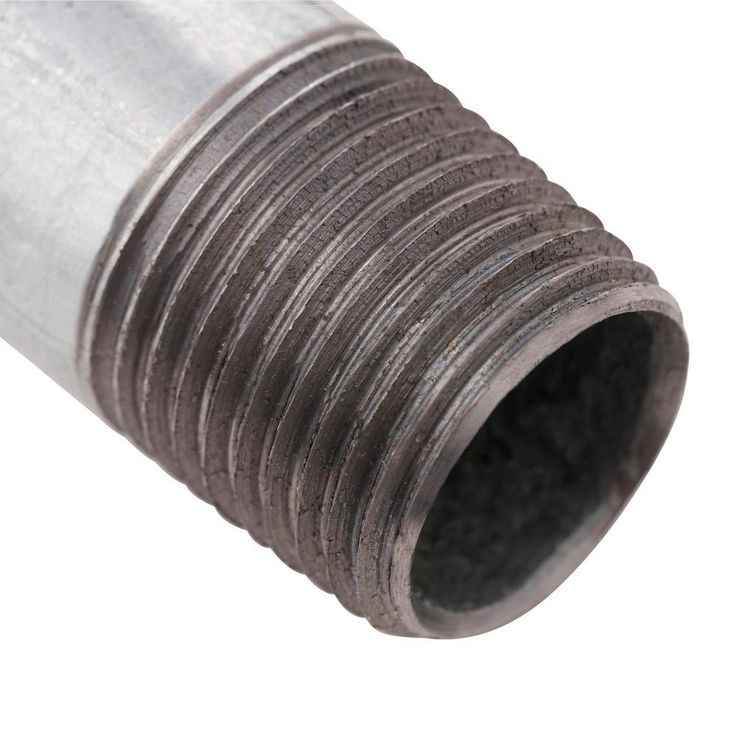 1/2 in. x 2 ft. Galvanized Steel Schedule 40 Cut Pipe