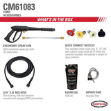 Simpson Clean Machine by SIMPSON 3400 PSI at 2.5 GPM SIMPSON Cold Water Residential Gas Pressure Washer